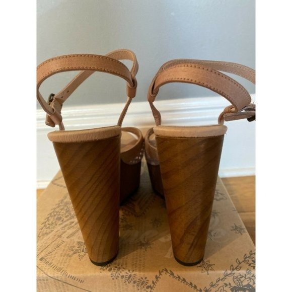 Free People Rendezvous Platform Sandals Natural - Picture 9 of 10